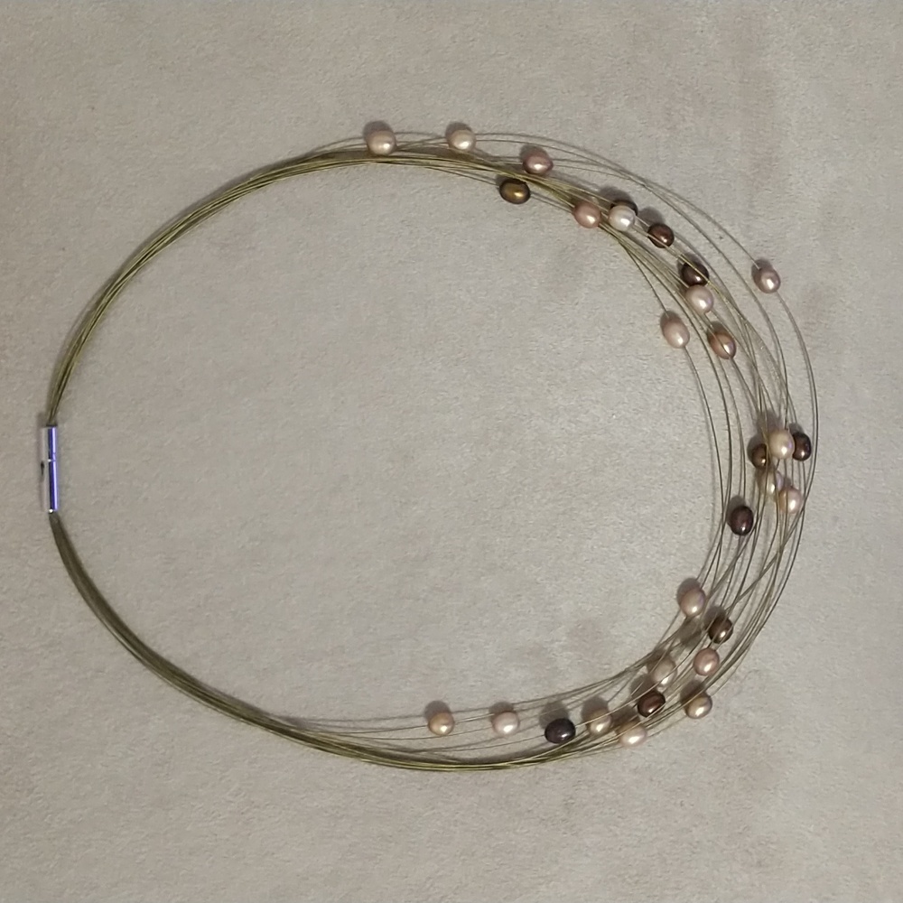 Honora Pearls Illusion Necklace